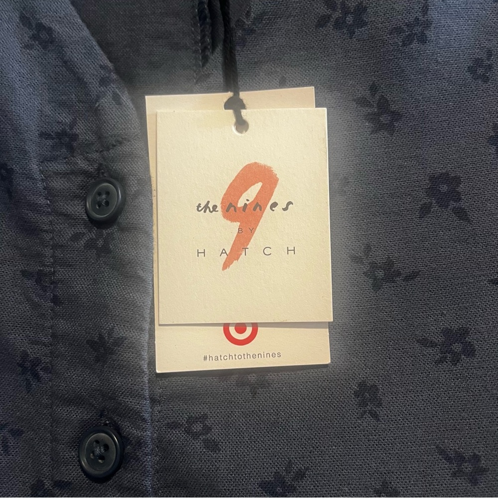 THE NINES by HATCH Button-Front Floral Maternity Jumpsuit - Picture 8 of 16